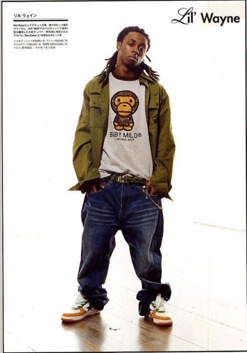 Lil Wayne in Bape, 2005