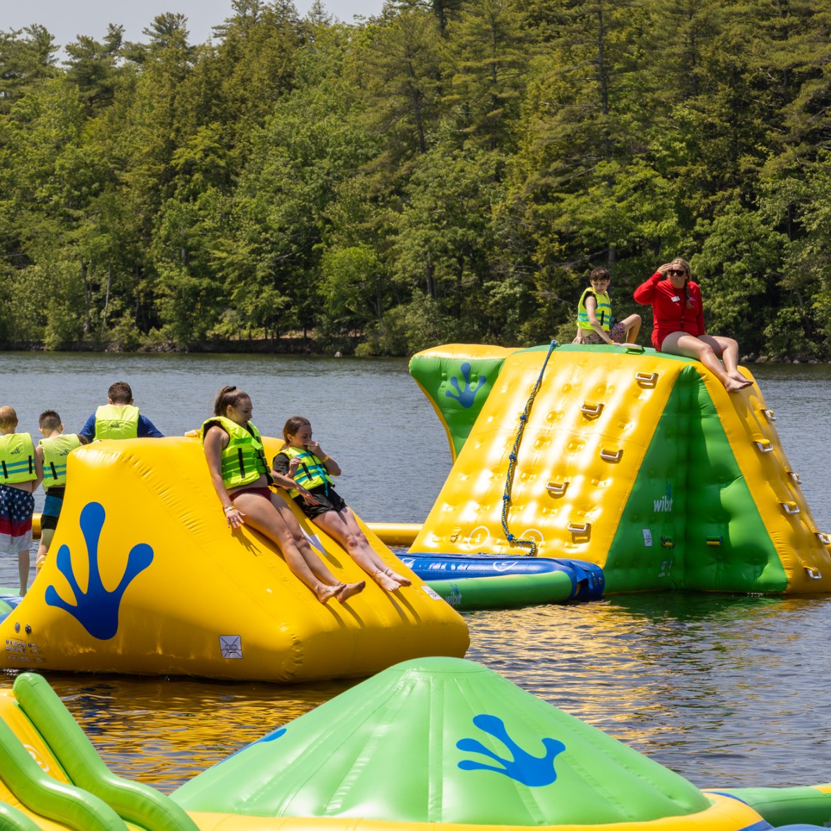 Another day of fun in the sun! ☀️ Can you make it across our water obstacle course without falling in?

📍 Point Sebago Resort | Casco, Maine

#pointsebago #summeronthelake #cascomaine #inflatablewaterpark