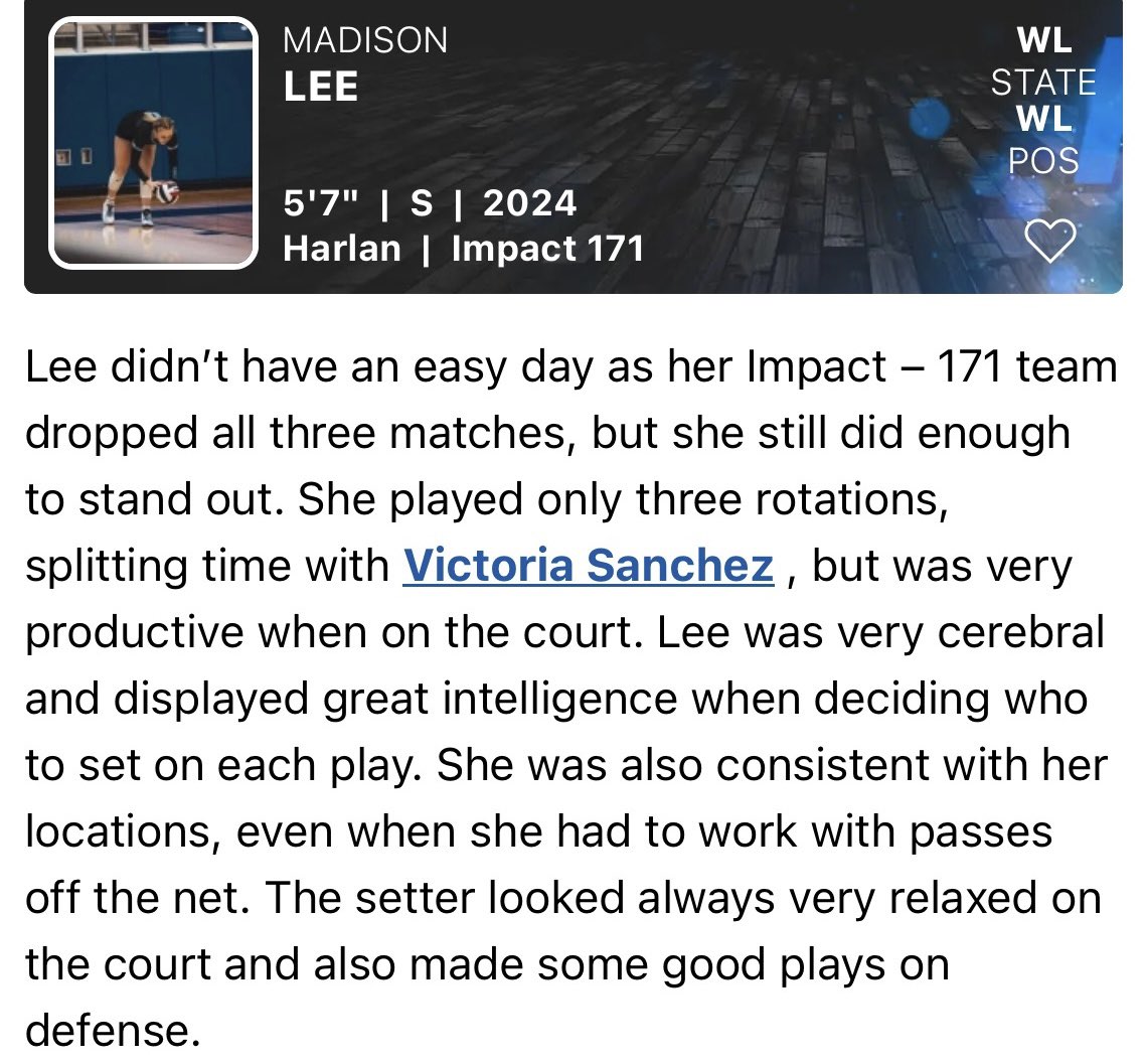 Thank you @grtorres and @PrepDigTX for the mention and article! It was great competition all weekend and next stop NATIONALS!! @MalloriHowie @HarlanHawks_VB @SAIMPACTVB