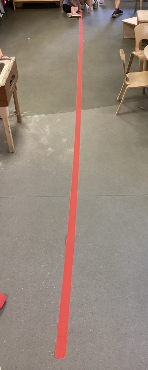 We were talking about earthworms in nursery school this morning. We did some research and discovered that the longest earthworm is Microchaetus rappi of South Africa. In 1967 a giant specimen measuring 670cm was discovered. But what does that length look like?