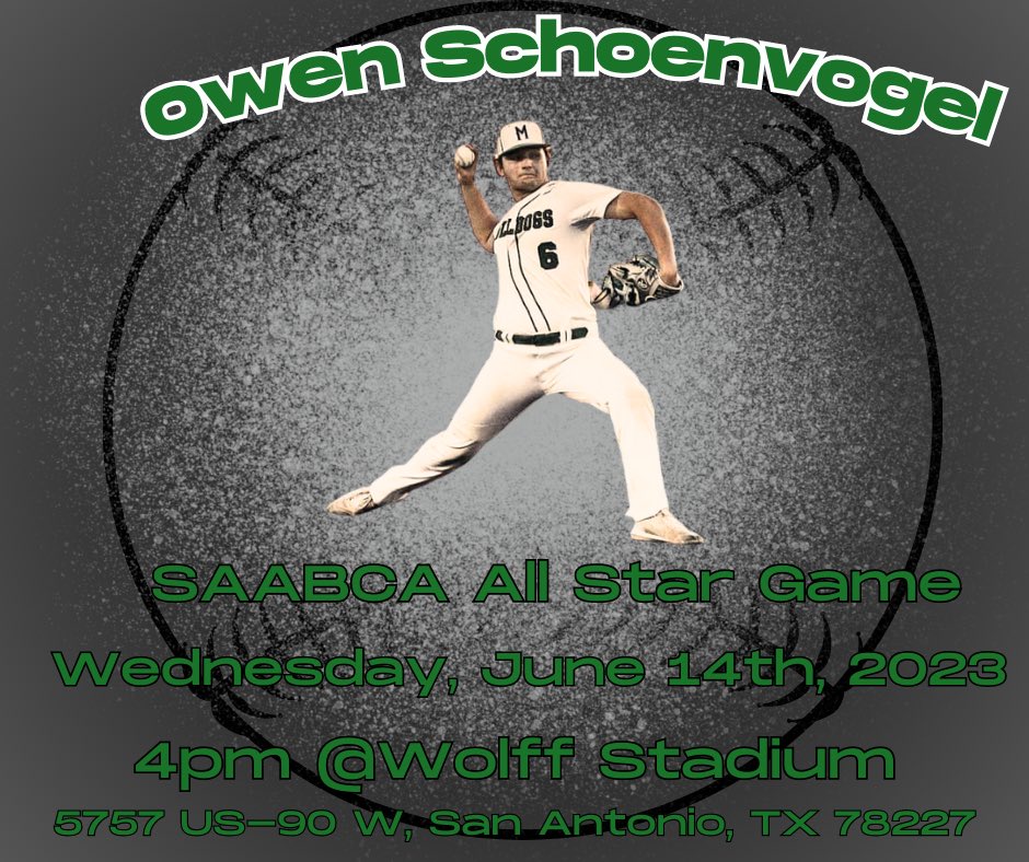 MarionAthBoost's tweet photo. ⚾️ 2023 Graduate- Owen Schoenvogel will be playing in an All Star Game this Wednesday ⚾️
#mabc #marionbulldogs #marionbaseball @baseball_marion https://t.co/EUkdUWphV3