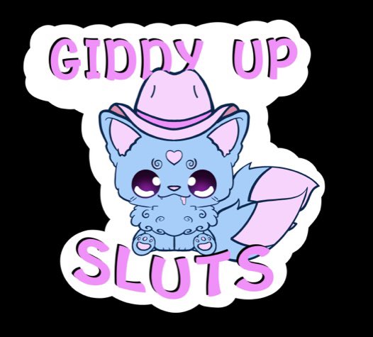 New piece I made after seeing a frog cup with this slogan 😂😭 #art #ArtistOnTwitter #catart #alternative #alternative #alternativeart #funny #stickers #GiddyUp