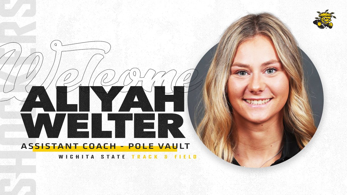 GoShockersTFXC's tweet photo. Got ourselves a good one!

Join us in welcoming 5x All-American pole vaulter, Aliyah Welter, to our coaching staff! 🌾

🗞 https://t.co/WfgJcDCY81 https://t.co/EPkAsuF9fH