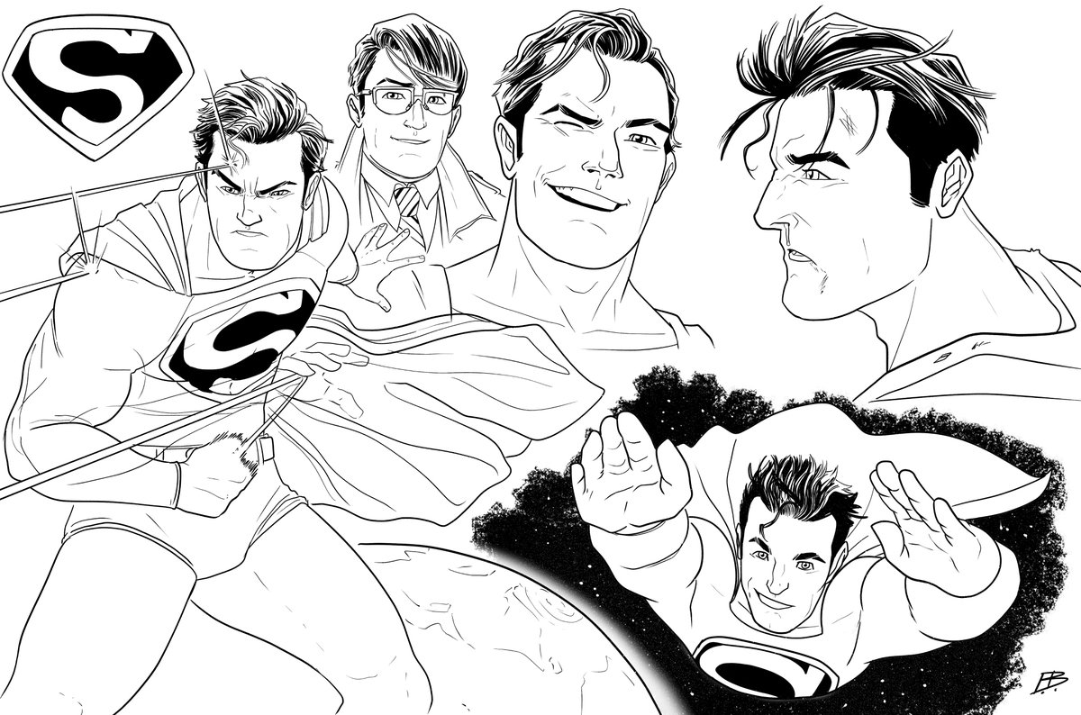 EllBalsonArt's tweet photo. Dude's pretty Super.
#SupermanDay https://t.co/V8TmUMN0ZC