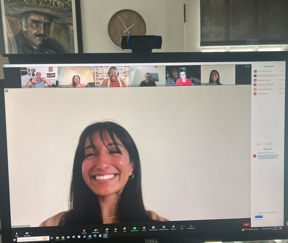 UCLA’s REPS Lab (@reps_lab) on Twitter photo Proud to announce that our affiliate, <a href="/claudiavalegre/">claudia alegre</a>, is now ABD 🤩
She defended a very promising proposal to study the role of emotions in Latinos’ political mobilization.
Thanks a ton to <a href="/MerollaJenn/">Jennifer Merolla</a> @tylerreny #TiffanyBrannon, and #DavidSears for serving on this committee Proud to announce that our affiliate, <a href="/claudiavalegre/">claudia alegre</a>, is now ABD 🤩
She defended a very promising proposal to study the role of emotions in Latinos’ political mobilization.
Thanks a ton to <a href="/MerollaJenn/">Jennifer Merolla</a> @tylerreny #TiffanyBrannon, and #DavidSears for serving on this committee