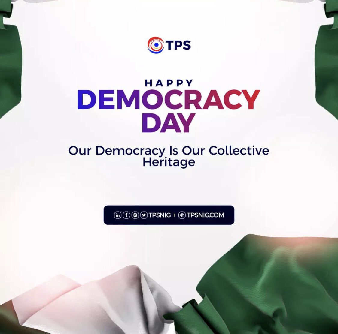 tpsnig_training's tweet photo. Happy Democracy Day https://t.co/fG3oMQFj0H