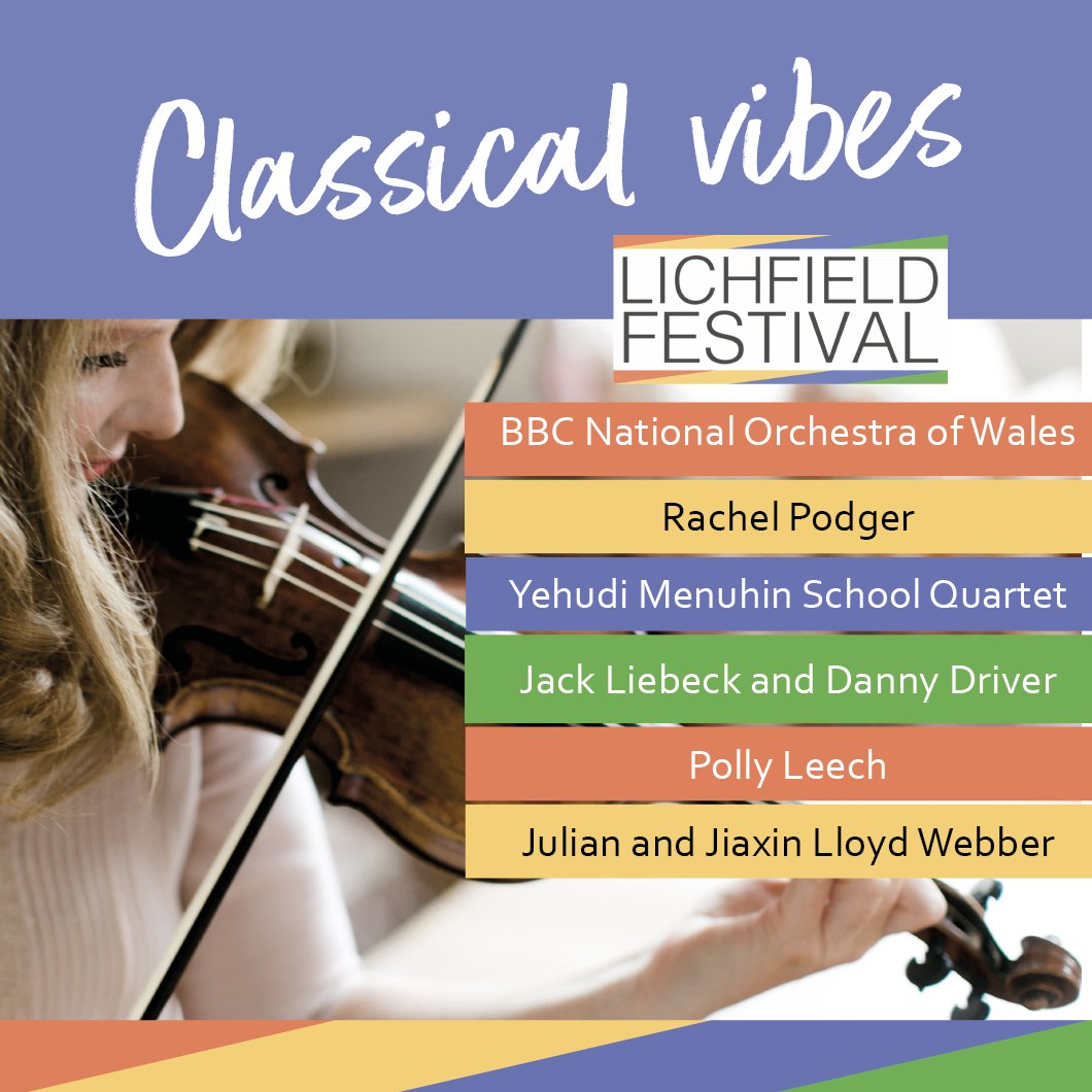 Have you seen this summer's classical programme? 
All this and more... 
lichfieldfestival.org

#lichfieldfestival #lichfield #livemusic #entertainment #summerfestival #ClassicalMusic #LichFest23
@RachPodger @MenuhinSchool @DannyDriver_ @MissPollyWally @JLloydWebber @BBCNOW