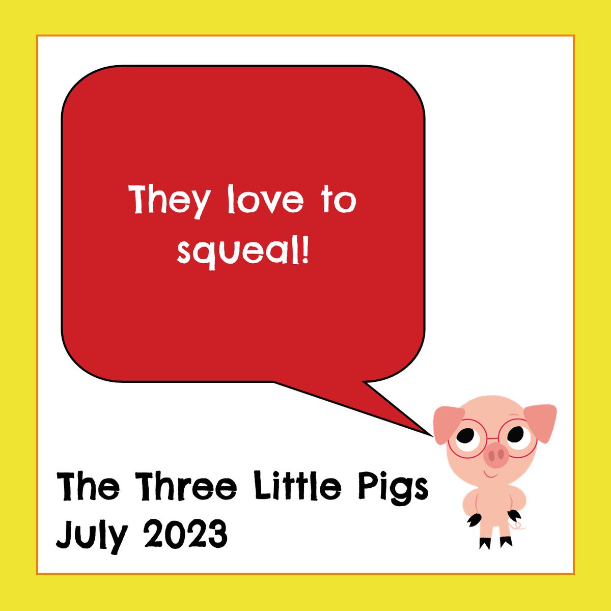 storystorks's tweet photo. DAY TWO - PIGGY JOKE CHALLENGE
Why should you never tell a pig a secret?  They love to squeal!  Obvious when you know it!!  This joke isn't in our show - check out the link for more details of Story Storks at Fuse!  https://t.co/hZgKCEp8n5 @FUSE_IntFest https://t.co/1i3UBmXOBD
