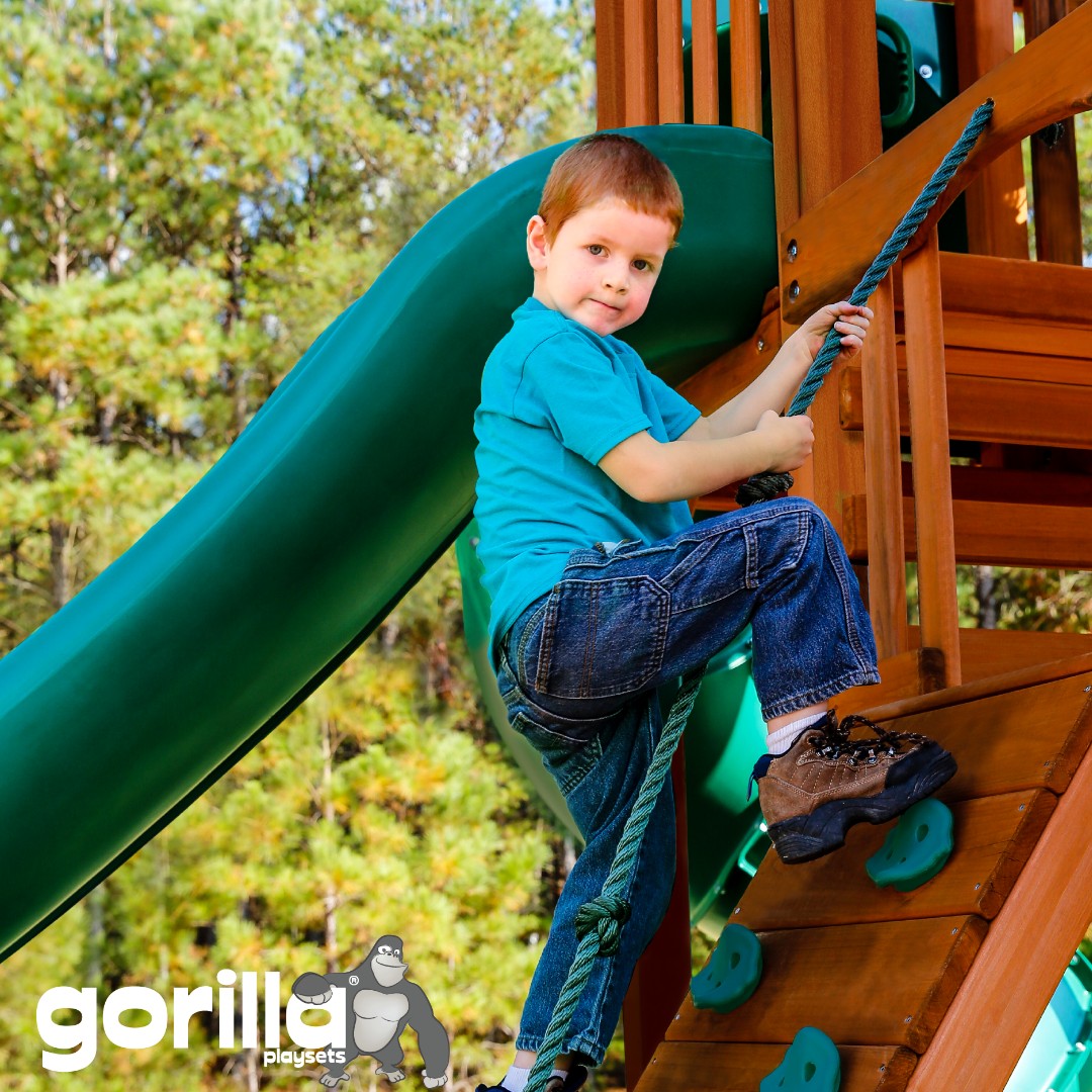 Elevate playtime to new heights! ☀️🦍 #gorillaplaysets