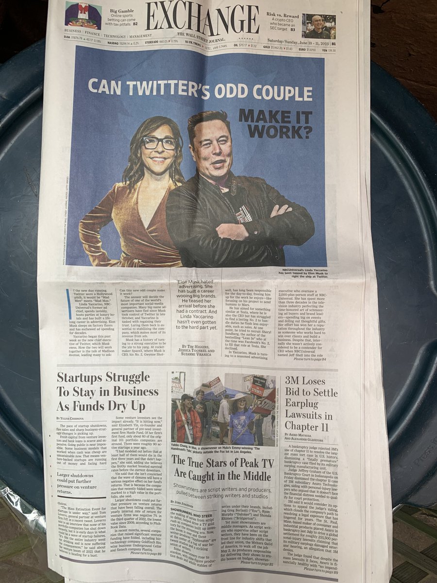 WSJ Pro in print galore this weekend! w/<a href="/angusloten/">Angus Loten</a> 
wsj.com/articles/its-n… &amp; wsj.com/articles/more-…