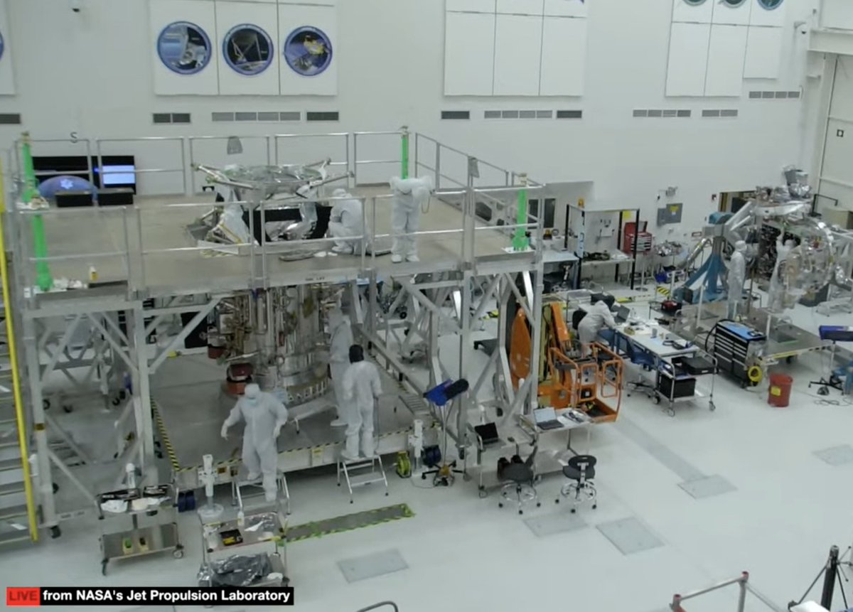 Ever wanted to see a spaceship being built - live? You can watch anytime at bit.ly/clippercam 

🔴 Bonus: Join us on June 13 at 9:30am PT/12:30pm ET/16:30 GMT for a special chat with one of our mission experts as we watch two major pieces of our spacecraft being assembled!