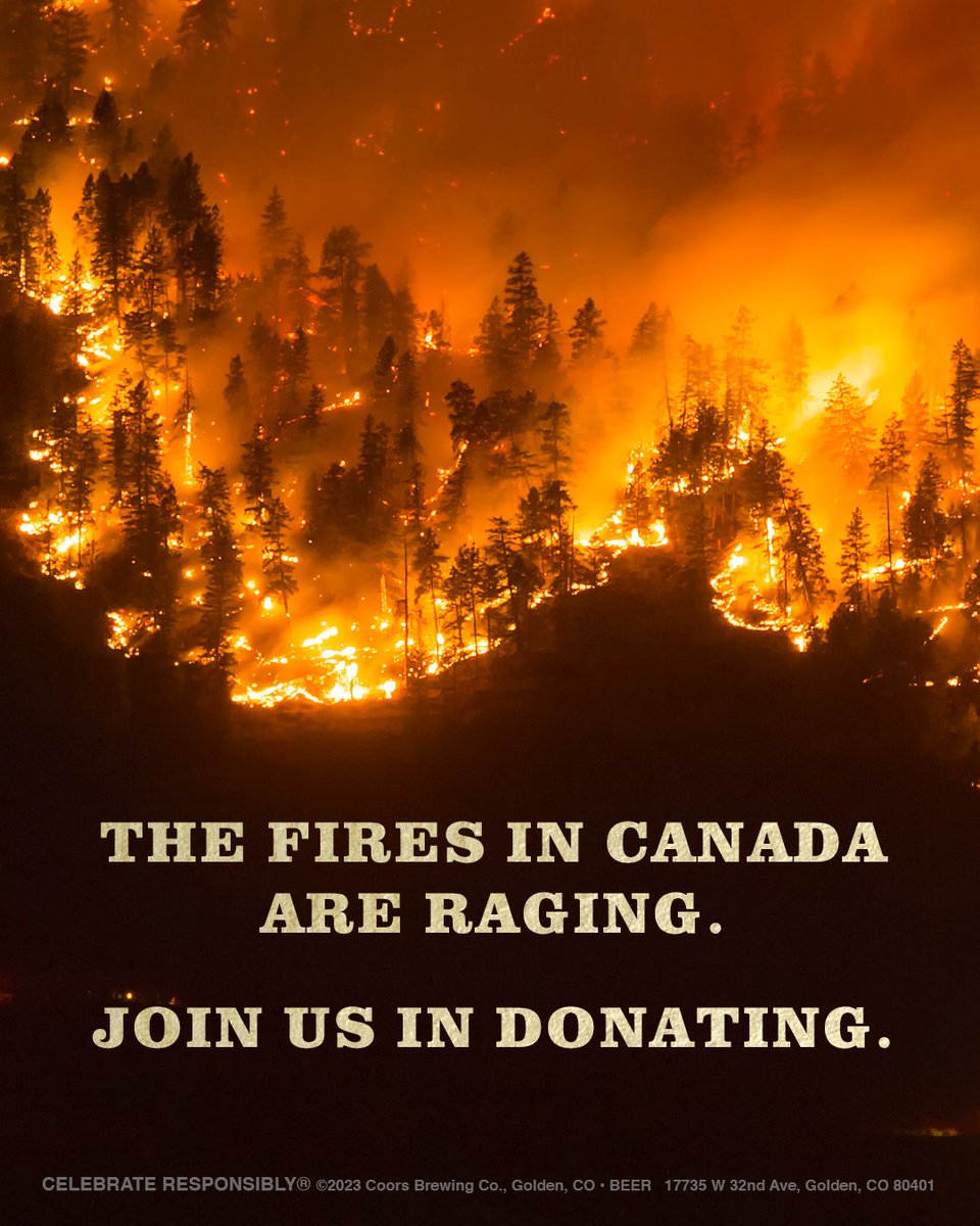 Only one month into fire season, Canada is on track to have one of its most destructive wildfire seasons in history. We're donating $10,000 to @redcrosscanada and we’re encouraging others to take action, too. Learn more here: redcross.ca #CanadaWildfires