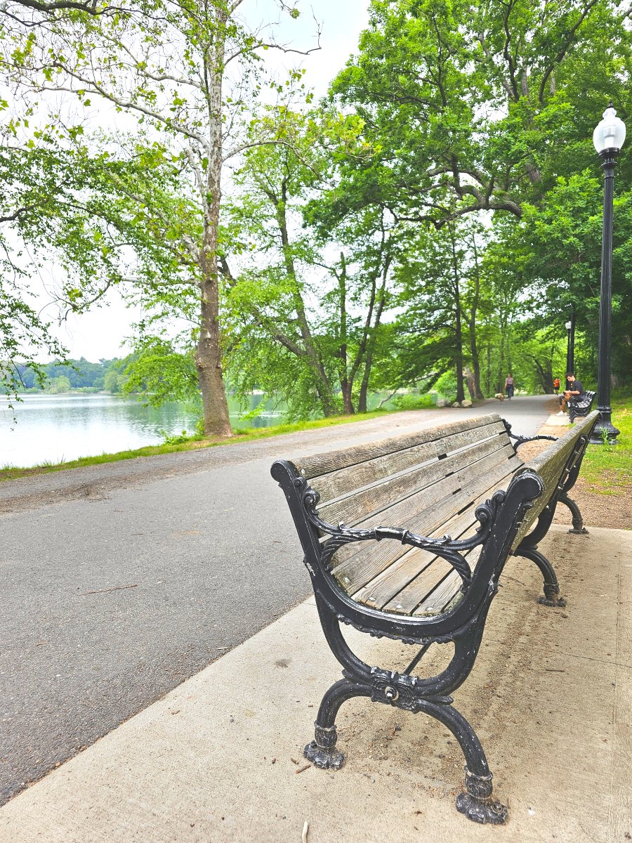 How do you sit on this bench?