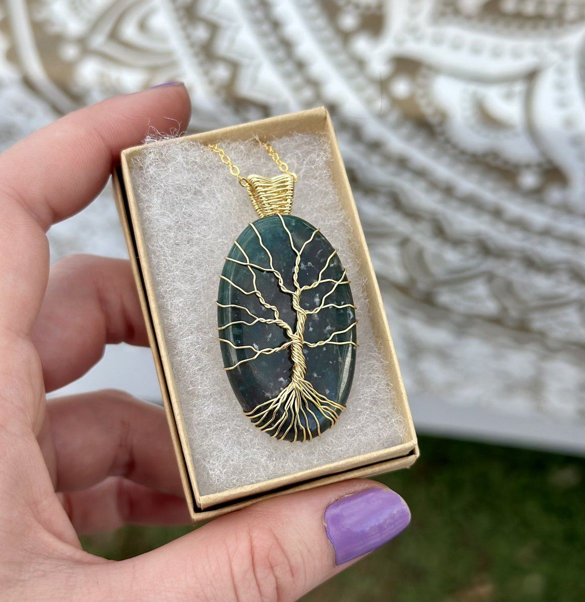 EarthlyIndigo's tweet photo. Two available trees! #handmade https://t.co/7m4iqHo1kH