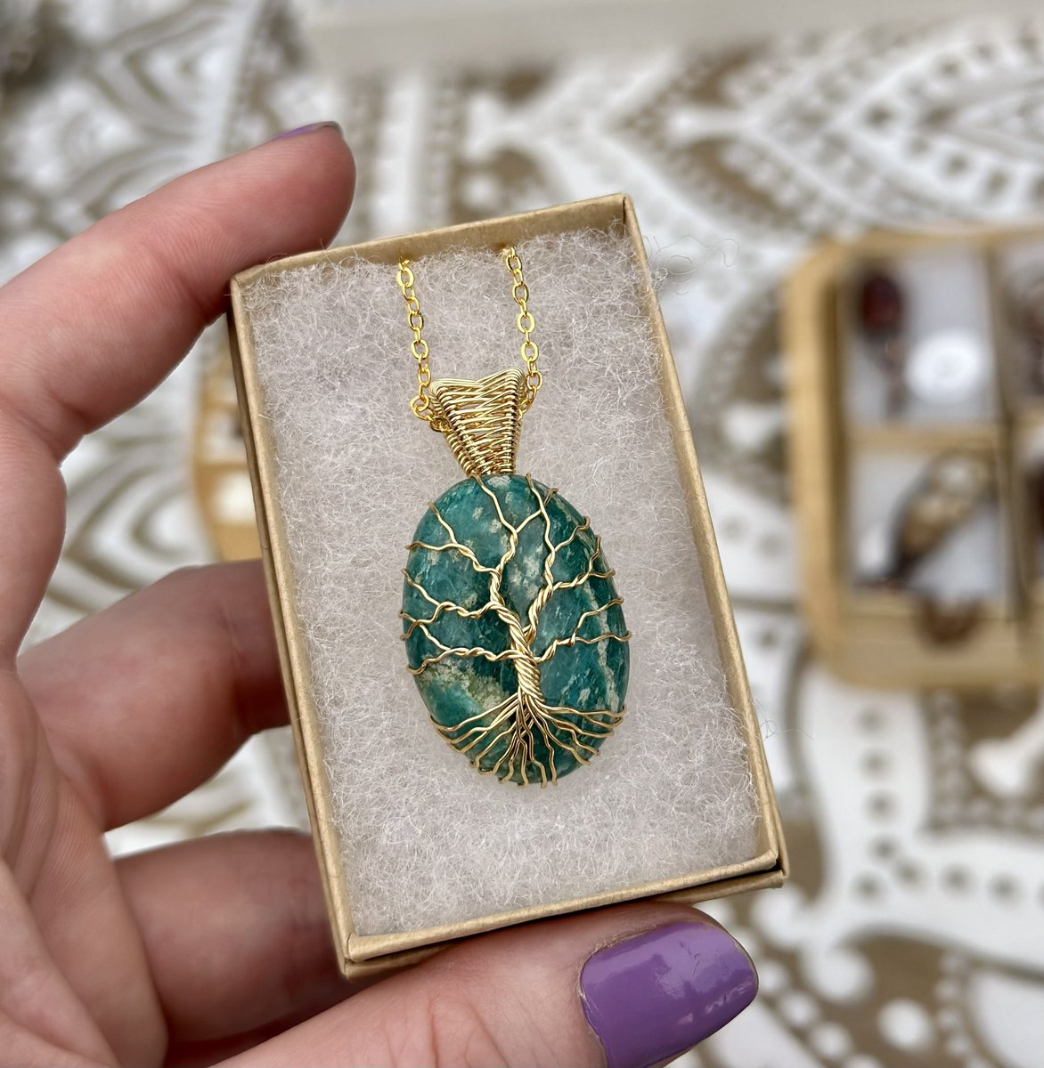 EarthlyIndigo's tweet photo. Two available trees! #handmade https://t.co/7m4iqHo1kH