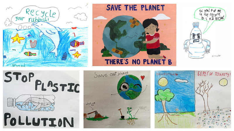 Halliburton recognized World Environment Day through a #beatplasticpollution awareness campaign in different regions globally. The team created a collage featuring artwork from employees’ children that depicted plastic pollution and recycling. Learn more: bit.ly/43PQVOB
