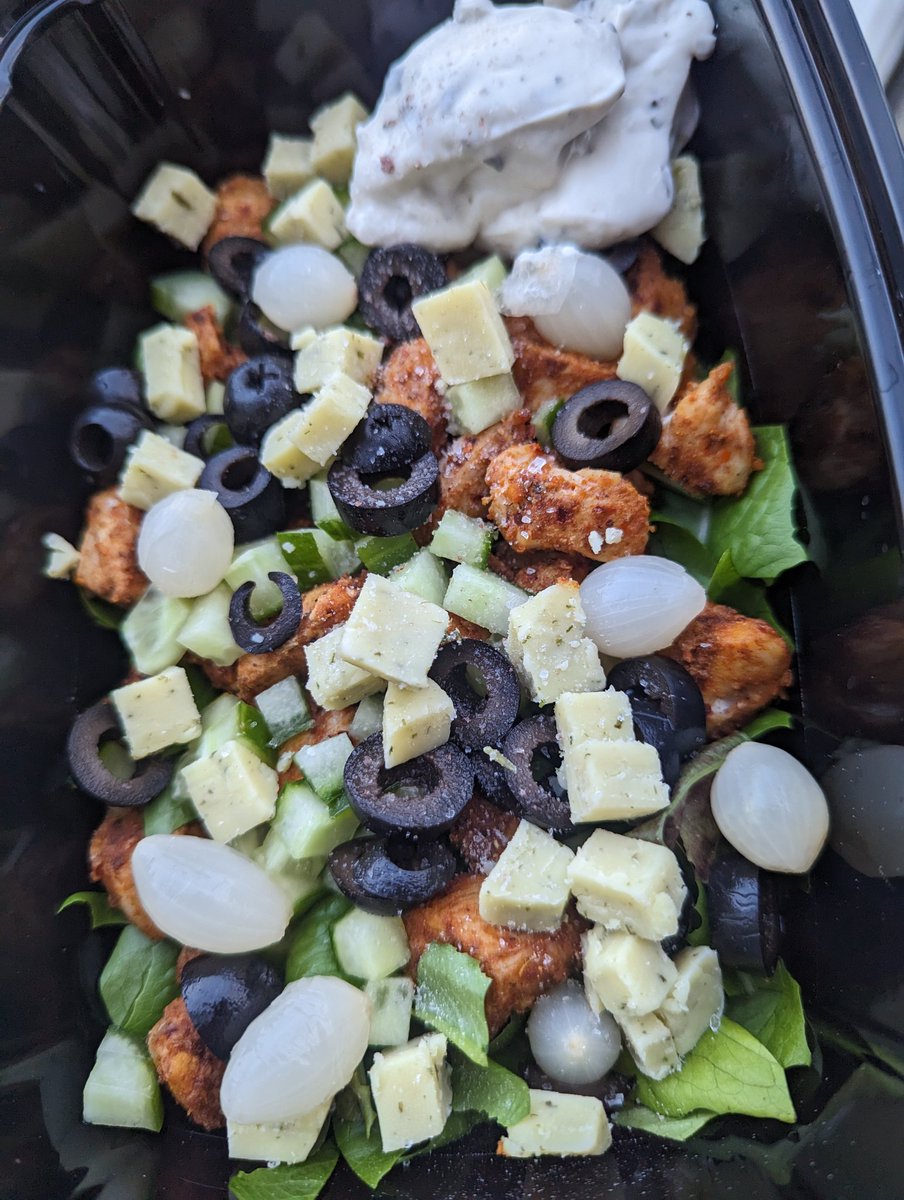 Ashy_the_Bear's tweet photo. Tomorrow's ๐ฅต weather calls for salad.
โ
3 types of lettuce from garden
โ
Louisiana Cajun Chicken
โ
Black Olives
โ
Silverskins
โ
Garlic and Chive Cheese
#keto #ketodiet #ketolifestyle #ketosummer #ketosalad #ketochicken #ketofriendly #ketobreakfast #ketolife #ketolicious https://t.co/OSyx4nnaGJ