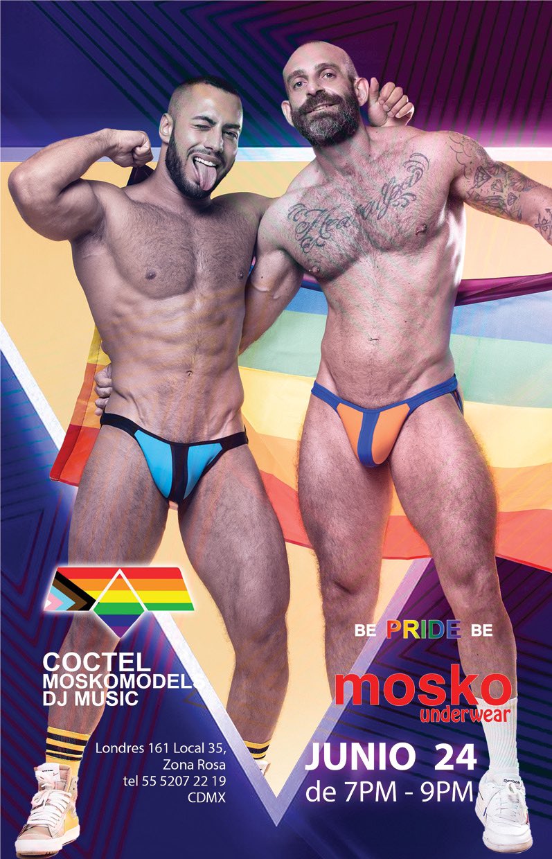 Comienzan las compras de pánico para la Marcha del Orgullo CDMX ?????? En la Boutique @MoskoUnderwear