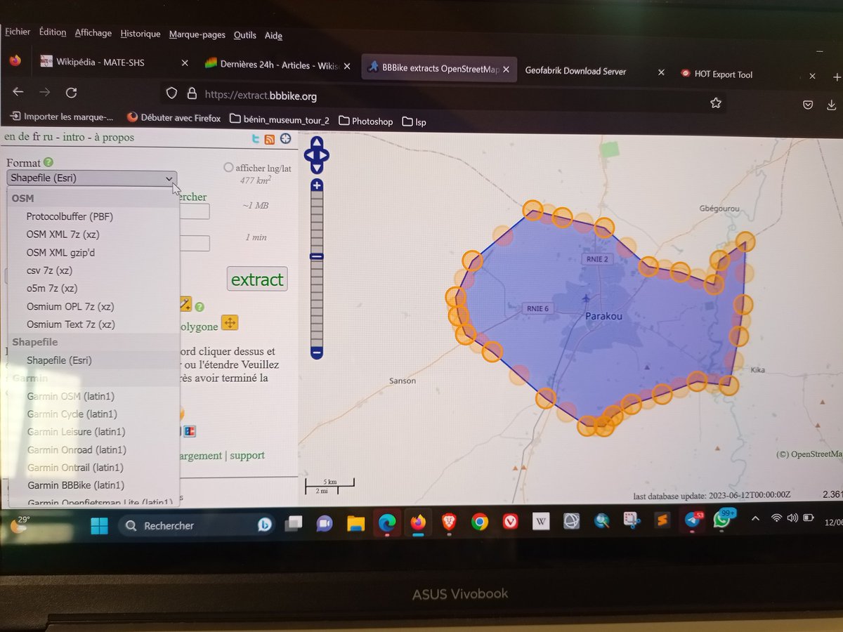 Aimeabibis's tweet photo. Day5: #openstreemap training #Benin :teaching #OSM #export #tools : #hotexport #BBBike #Geofabrik 
@OSMBenin @ONG_GeomaD  #opendata 
 #Map4Bj 
 #MwalaiGrant #ProjetCartopartyBénin #Team229 #Wasexo cc @hotosm @openmapping_wna @OSMTogo  @OSM_Mali @229People https://t.co/liRN71ypTh