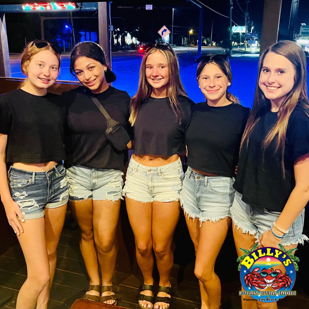 We enjoyed this group so much last night! Thank you so much for visiting us all at Billy’s Oyster Bar and Crab House! 🦀

Come make memories with us again soon!

-
#BillysOysterBarAndCrabHouse #PanamaCityBeach #DailySpecials #FreshCatch #CrabLegs #Crabs #Seafood #LocalsFavorite