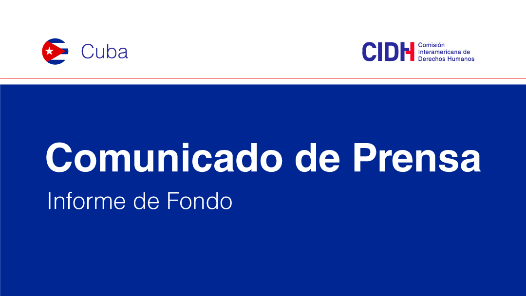 CIDH's tweet photo. #CIDH publica Informe de Fondo sobre caso de #Defensores Oswaldo Payá y Harold Cepero en #Cuba.
#DerechosHumanos 👉🏽 https://t.co/4fBuqVU53V https://t.co/2DTESO9YwI