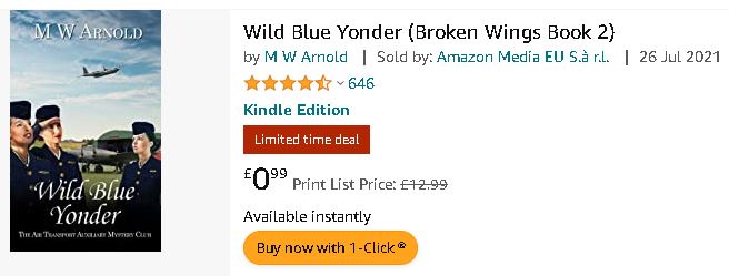 mick859's tweet photo. Absolutely love this series, it’s mostly happy although the odd sad story which brings the ole tears. On to the next one.
@amazon 5* #Review

'Wild Blue Yonder'
#99p #KindleMonthlyDeal
https://t.co/mK9fjVyMdr

@RNAtweets #tuesnews #99p #Historical #saga #Romance #Mystery #histfic https://t.co/wQ8VUdH6M0