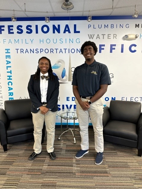 A big WELCOME to our summer interns, Triniti and Quincy! They come to us through the Internship Program #SLIP at @bgcstl. Triniti will be learning more about electrical engineering while Quincy focuses on mechanical engineering.