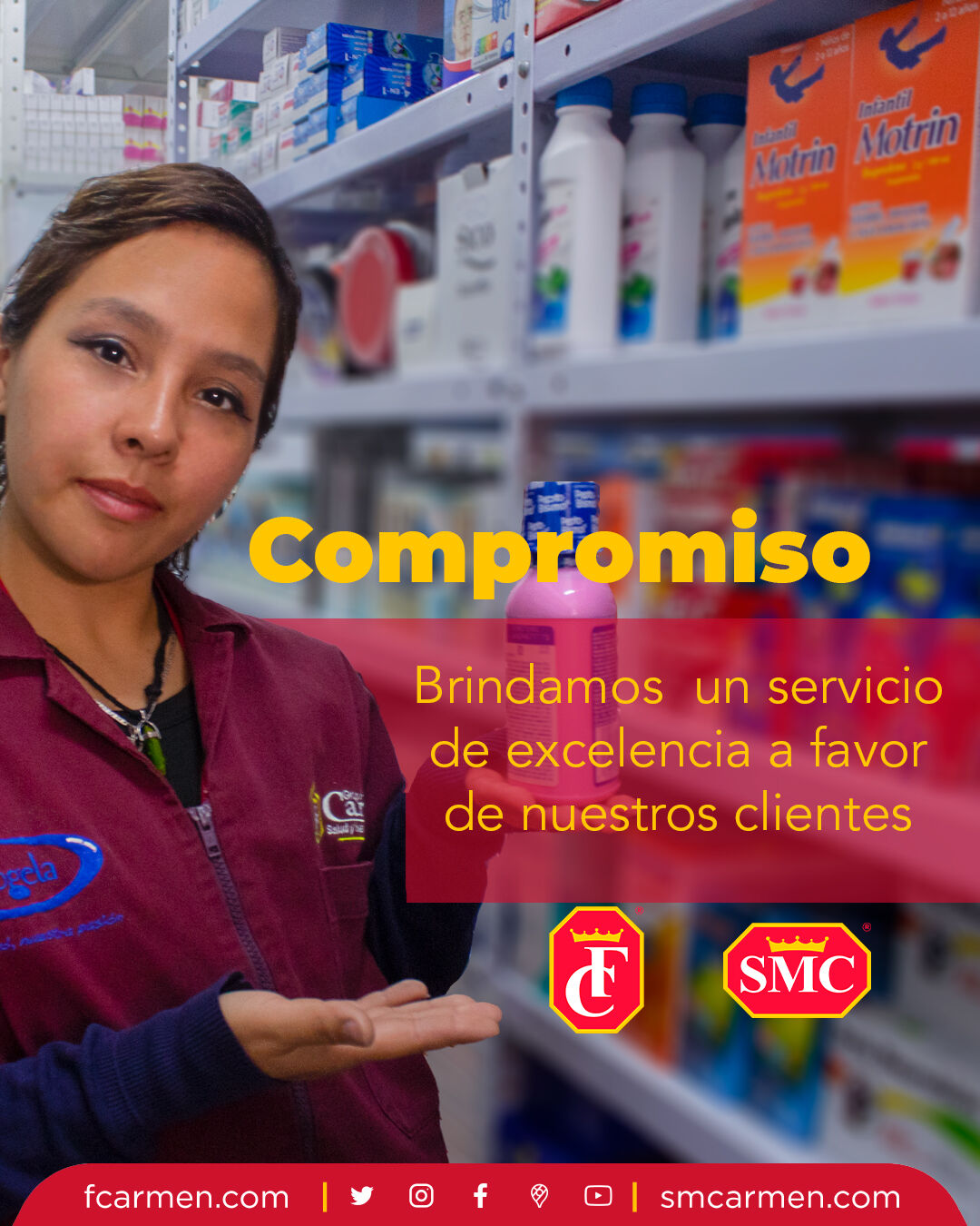 Farmacia Surtidora Médica del Carmen Oficial on X: 😀Empieza a