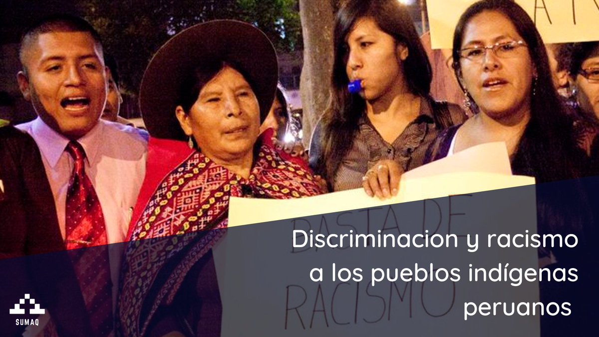 El 72% de los encuestados según el IEP considera que la crisis política se debe a la discrimination a los pueblos indígenas 
#racismo #puebloindigena #discriminacion