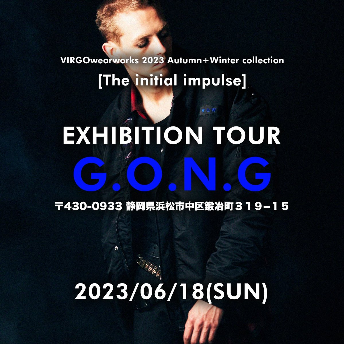 VIRGOwearworks's tweet photo. 【VIRGOwearworks】
いよいよ今週末より全国の一部取扱店様にて開催するEXHIBITION TOURがスタート！！

今週は大阪ROWDY DOG、新潟DIAL HOUSE、岐阜ARTIF、浜松G.O.N.Gにて開催です！！
是非お近くの店舗にご来店ください！！

@ROWDYDOGAMEKADO 
@DIALHOUSE_OJIYA 
@artifstaff 
@GONG_hamamatsu https://t.co/0YEGpdPfsb