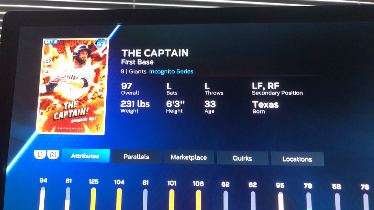 Bafundo__'s tweet photo. We gotta talk about this… “The Captain” there’s only one CAPTAIN. #RESPECT2 @MLBTheShow @mlbtheshowzone https://t.co/d5sq6THPNP