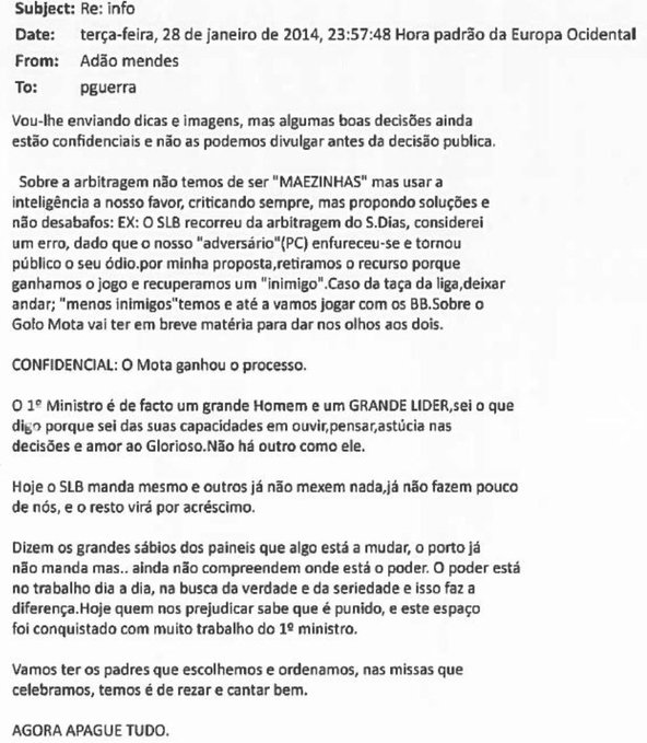 HeroisdoPrater's tweet image. "Hoje o SLB manda mesmo e os outros já não mexem nada (...) agora apague tudo".

#benficagate