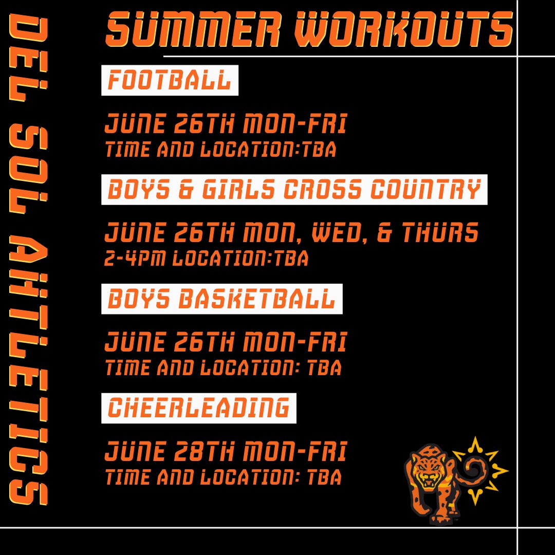 Del Sol High School Athletics tweet media