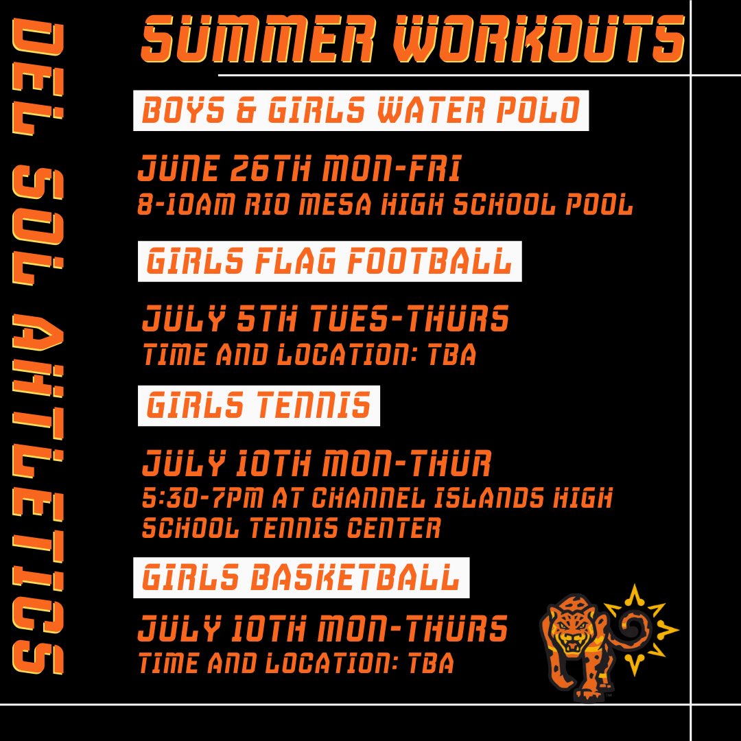 Del Sol High School Athletics tweet media