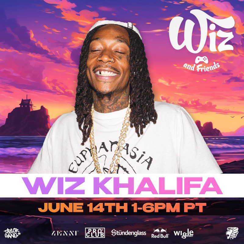🌟 Wiz & Friends is almost here! 🌟

Join us on June 14th from 1-6PM PT/ 4-9PM ET 🎮 📺

💥 Get ready for Huge Giveaways and Special Guests! 💥

Don't miss out, tune in and be a part of the action! #WizAndFriends #Livestream