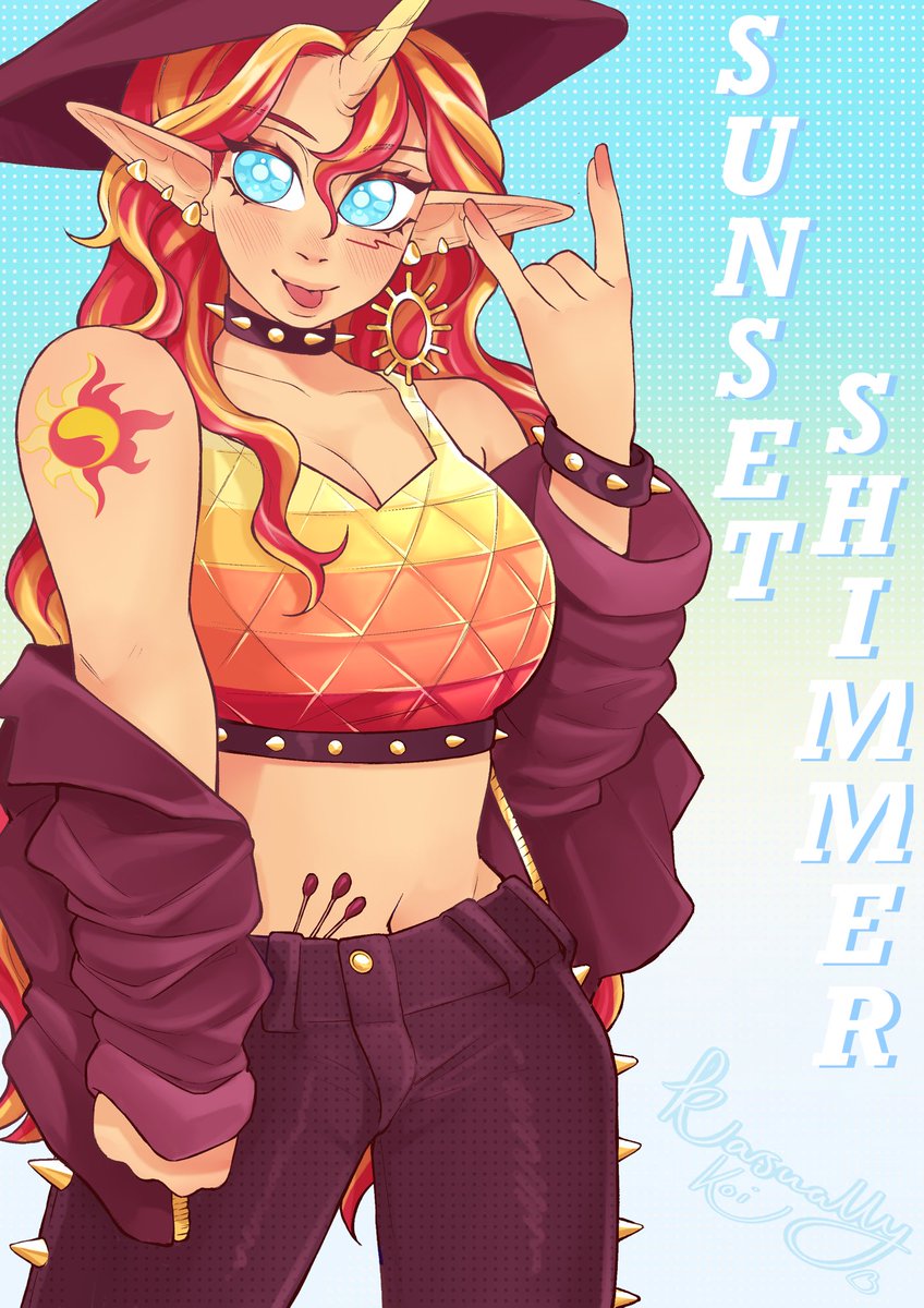 Best gamer girl #sunsetshimmer #mlpfanart #mlpeg