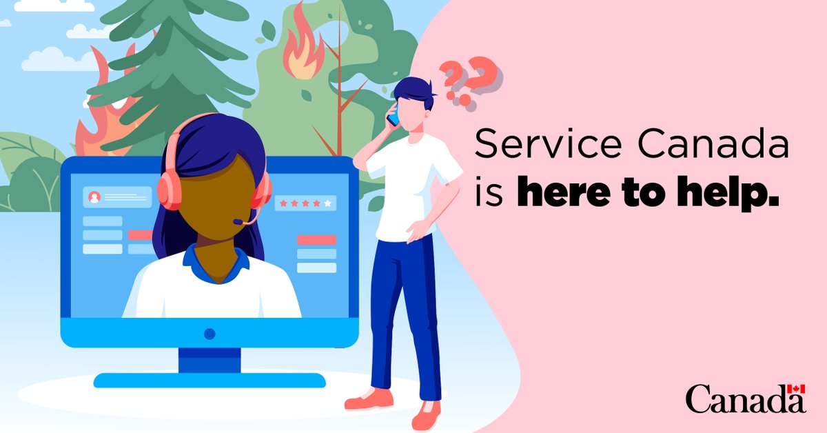 If you or your family has been impacted by wildfires, we’re here to help ❤️

Reach out to us for assistance with EI, CPP, OAS, passports or any of our other programs and services: ow.ly/aSrX50OJ5Vm