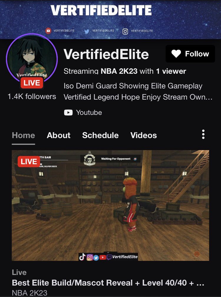VertifiedElite's tweet photo. Aye We Going Cray In Stream Come Join Stream Fr! #streamer #twitch #NBA2K23 #Fyp #trending #2k23 https://t.co/e0H4nVmKNG