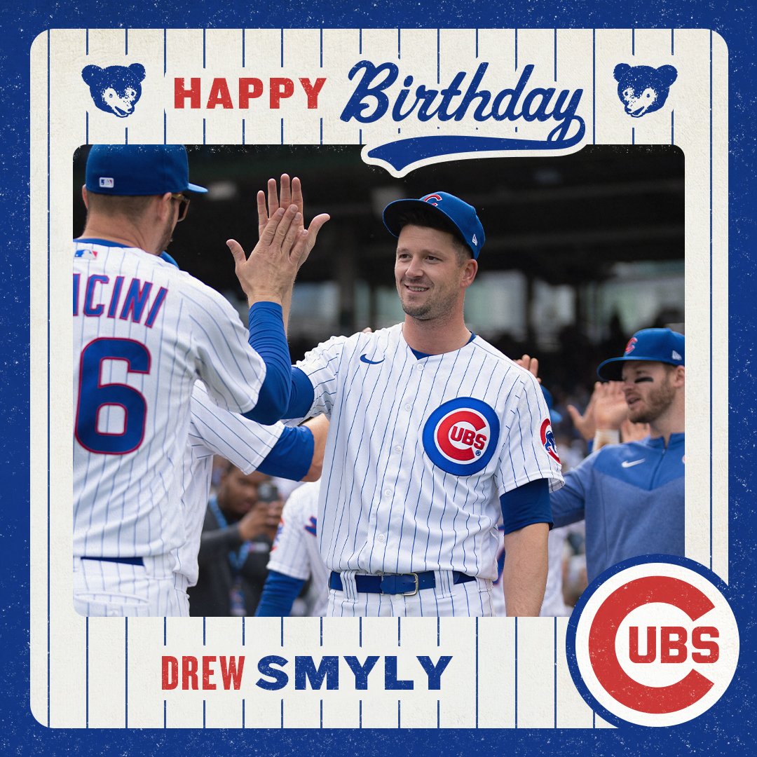 Chicago Cubs on X: Join us in wishing Drew a very happy birthday