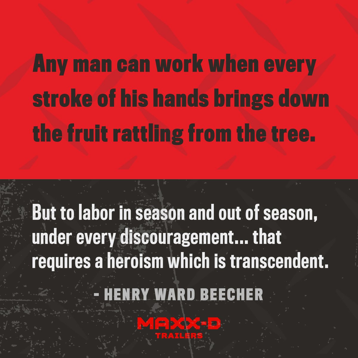 Embrace the challenges, stay resilient, and work harder than ever. Hats off to all the #bluecollarhaulers working day in and day out!

#maxxd #maxxdtrailers #trailersfortheworkingman #buildsomethinggreat  #bluecollar #workhardstayhumble #glorytoGod