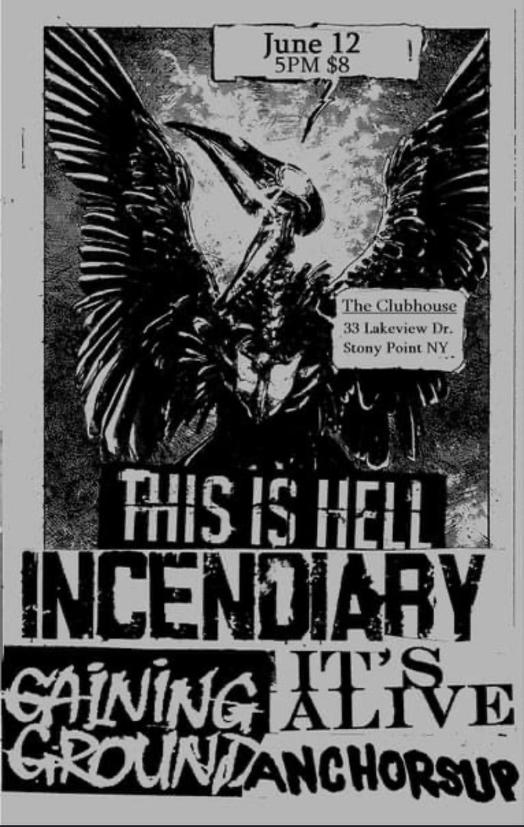 wallovhate's tweet image. 14 years ago today @IncendiaryHC  played a local community center by me and i haven’t been the same since thanks @MStierle