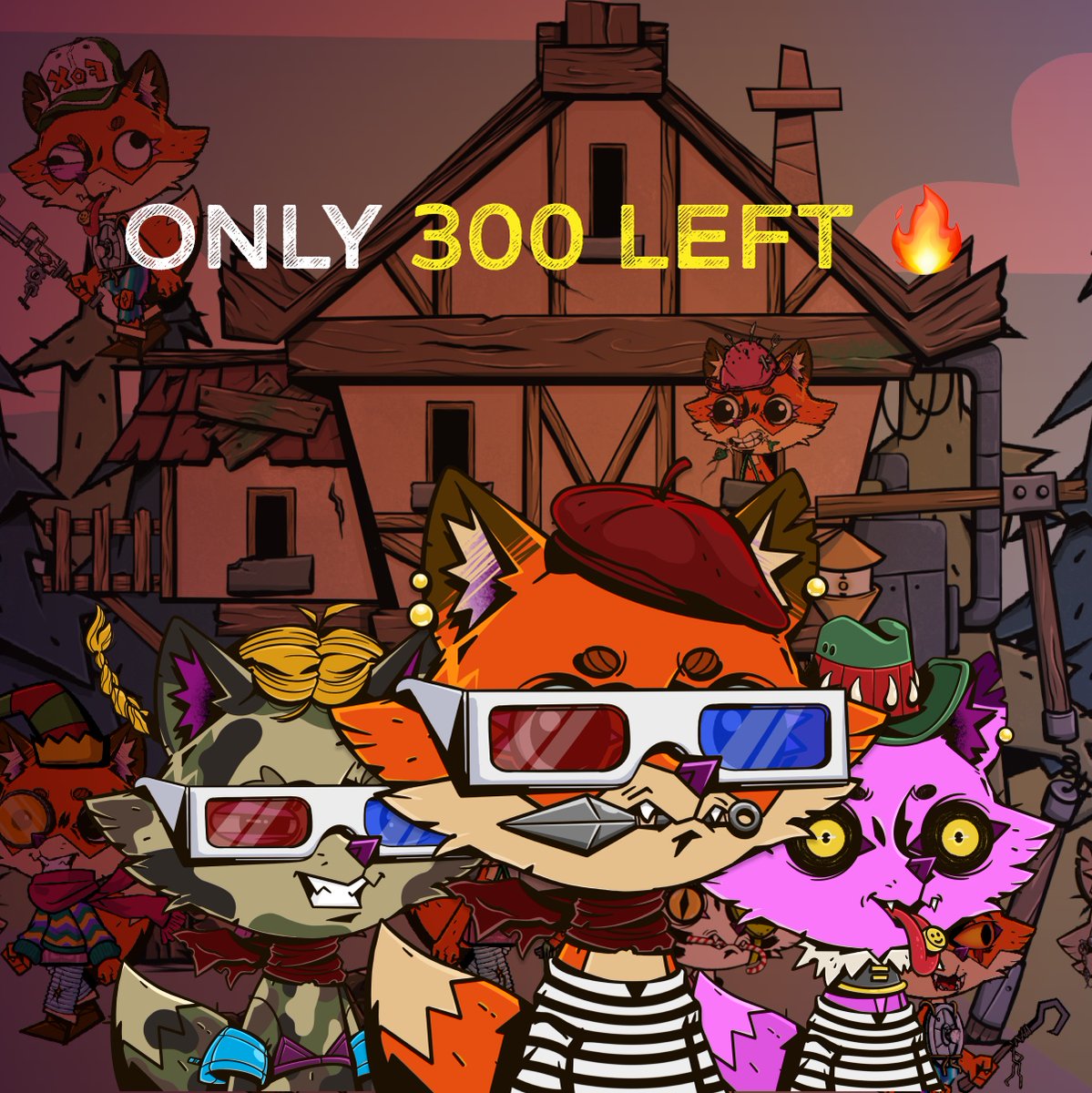 rogues_studio's tweet image. Just 300 NFTs left from the Rogues Genesis #NEAR collection! 🔥

Get in 👉️ fewfar.com/launchpad/rogu… 

#NFTCollection #Web3Gaming #nfts #web3 #rare #1of1 #superrare #NEARisnow