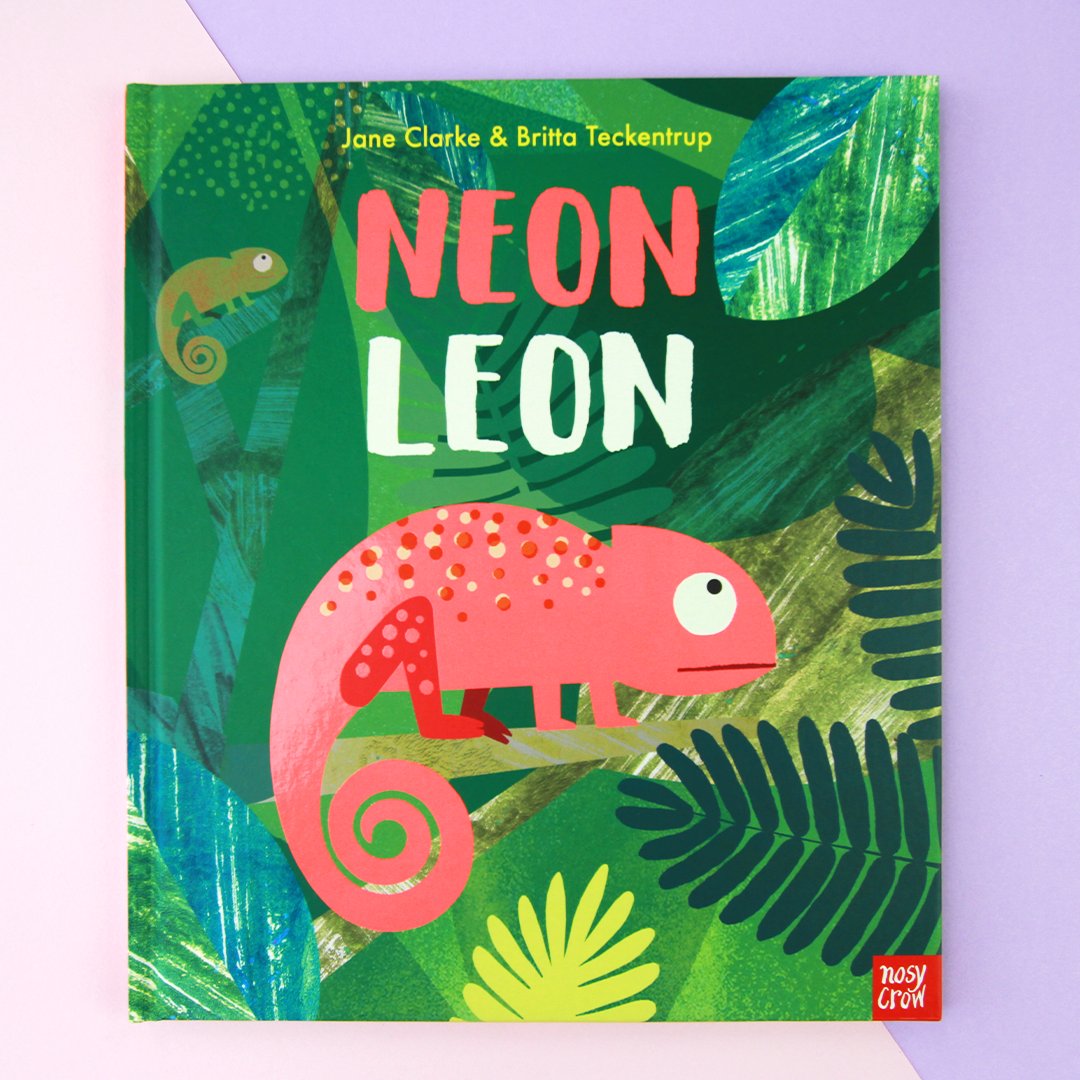 Everyone knows that chameleons are the best at fitting in. But not Leon. Leon is neon!💞 In this delightful interactive book, children can help Leon on his journey. But will he ever find a place he can fit in?🦎 Get yours: ow.ly/1f8350OLYF4 @JaneClarkeWrite @BTeckentrup