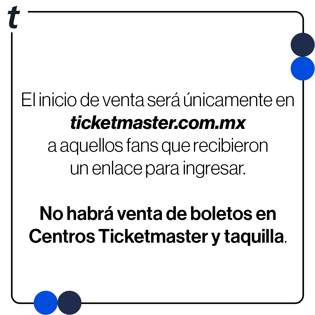 Ticketmaster México tweet media