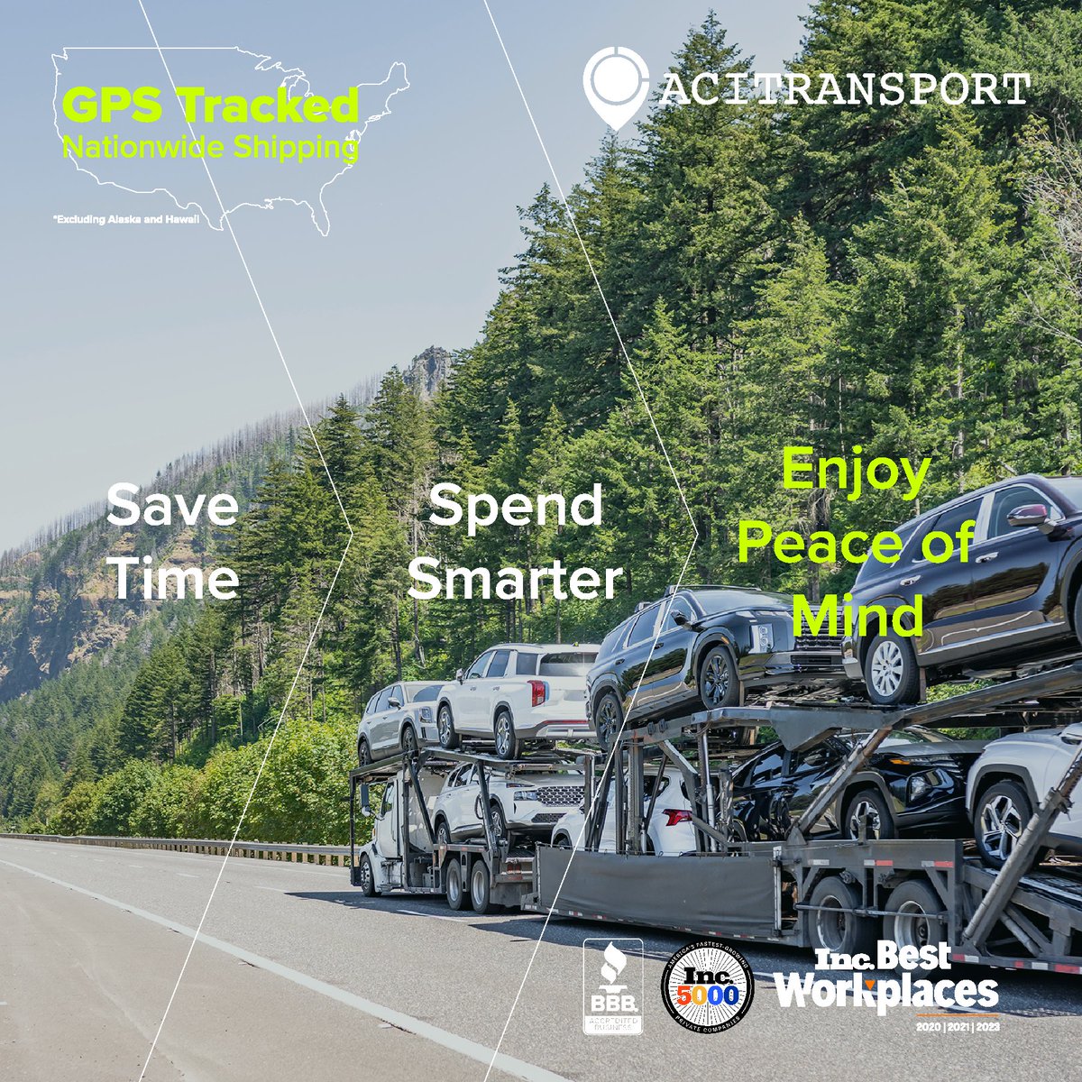 ACITransport's tweet photo. Looking for reliable transportation solutions? ACI Transport has you covered! Leave the heavy lifting to us, while you concentrate on everything else. Explore more at https://t.co/x4lgAh8PLT #ACITransport #Logistics #truckloadstrong #shipmycar #autotransport #pcsing #pcsseason https://t.co/HDSale4xG1