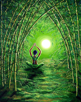 Green Tara in the Hall of Bamboo Painting
~ Laura Iverson