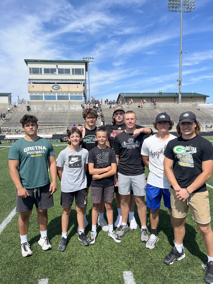 Scott Rhoads (@scott_rhoads_) on Twitter photo Gretna Football Camp this week!
Henry and Jaxon hanging with the big boys! 🐉 🏈
<a href="/GHSDragonFB/">Gretna High Football</a> <a href="/GretnaDragonAD/">Gretna HS Activities</a>
<a href="/Jack_Rhoads15/">Jack Rhoads</a> <a href="/alexrunge6/">alex runge</a> <a href="/michael_scheef/">Michael Scheef</a> <a href="/BlakeHawkinsSBD/">Blake Hawkins</a> <a href="/JaceWilson51/">Jace Wilson</a> @Natesabullsfan <a href="/henry_rhoads/">henry rhoads</a> Gretna Football Camp this week!
Henry and Jaxon hanging with the big boys! 🐉 🏈
<a href="/GHSDragonFB/">Gretna High Football</a> <a href="/GretnaDragonAD/">Gretna HS Activities</a>
<a href="/Jack_Rhoads15/">Jack Rhoads</a> <a href="/alexrunge6/">alex runge</a> <a href="/michael_scheef/">Michael Scheef</a> <a href="/BlakeHawkinsSBD/">Blake Hawkins</a> <a href="/JaceWilson51/">Jace Wilson</a> @Natesabullsfan <a href="/henry_rhoads/">henry rhoads</a>