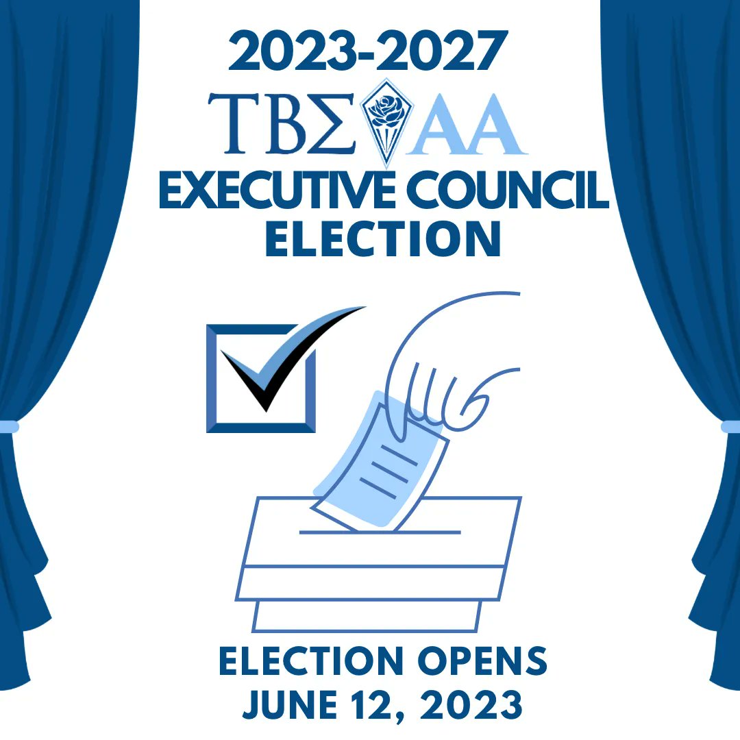 Elections for the 2023-2027 TBSAA EC are live! Check your email for your ballot. View all candidate packets at: buff.ly/42jb2DM. If interested in serving a vacant EC position, packets are due June 21. If you have questions, reach out to Chairperson, David Alexander.