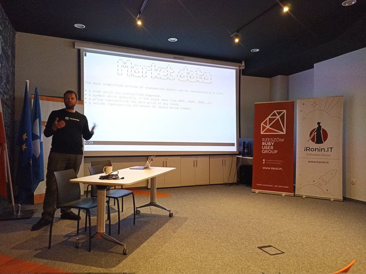 RRUG (@rrugpl) on Twitter photo Spotkanie zaczyna <a href="/jonatasdp/">Jônatas Davi Paganini</a> opowiadajac o gemie do <a href="/TimescaleDB/">Timescale (now TigerData)</a>
#Ruby #Rzeszow Spotkanie zaczyna <a href="/jonatasdp/">Jônatas Davi Paganini</a> opowiadajac o gemie do <a href="/TimescaleDB/">Timescale (now TigerData)</a>
#Ruby #Rzeszow