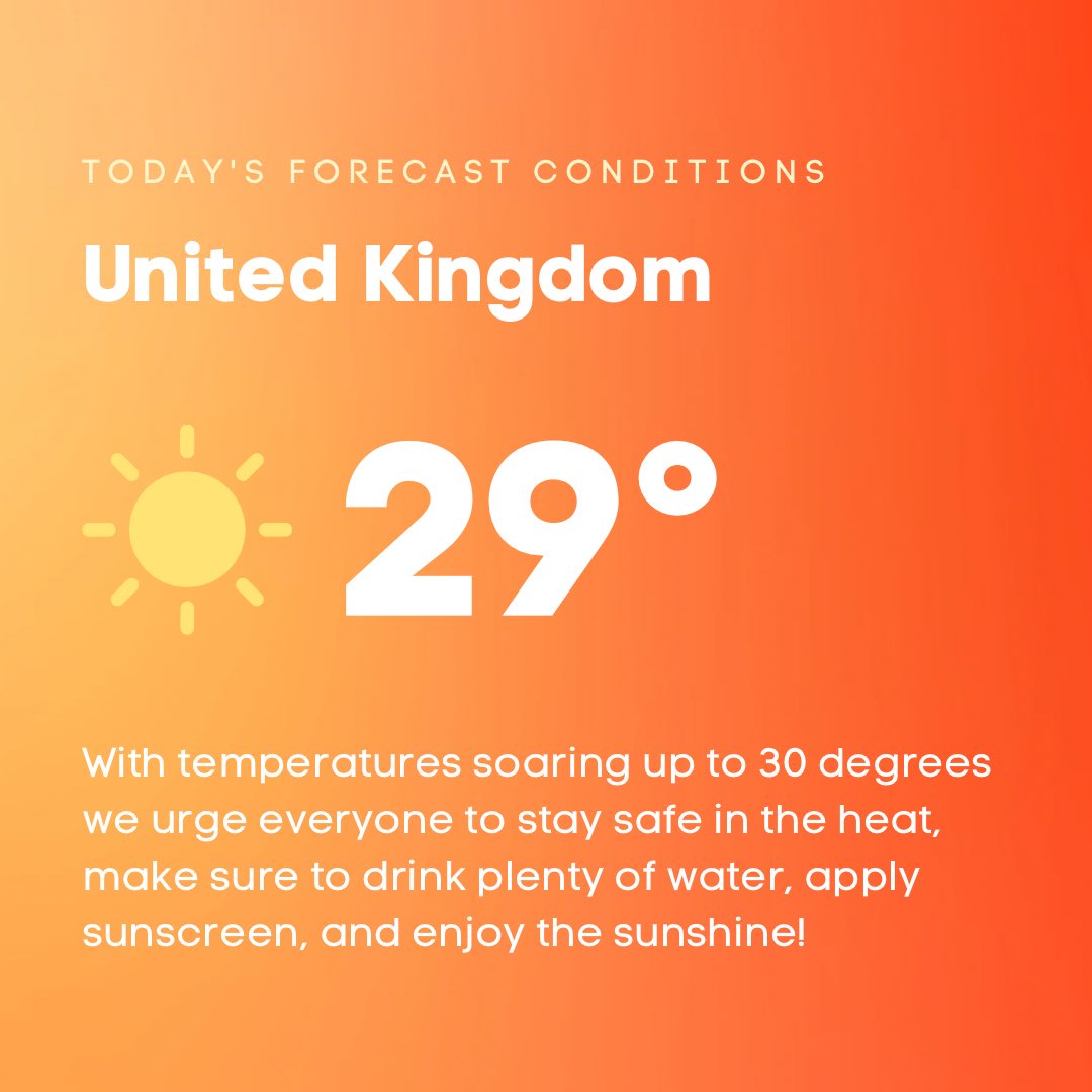 NationWCS's tweet photo. Make sure to enjoy the weather, but most importantly stay safe !! ☀️ https://t.co/MVnqmDpdML